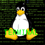 Tux v terminálu