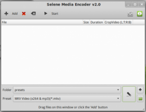 Selene Media Encoder v Linux Mintu – Linux Mint CZ&SK