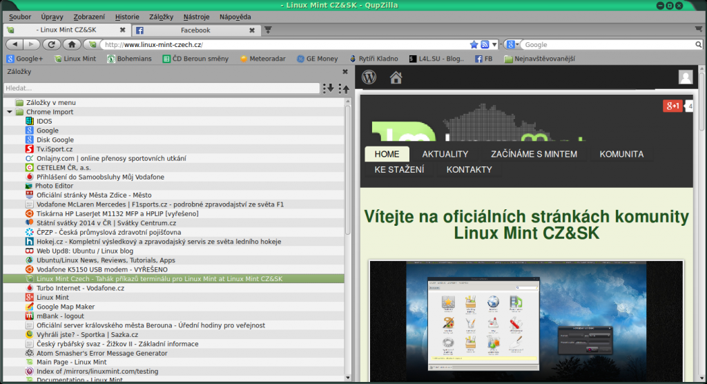 - Linux Mint CZ&SK - QupZilla_002