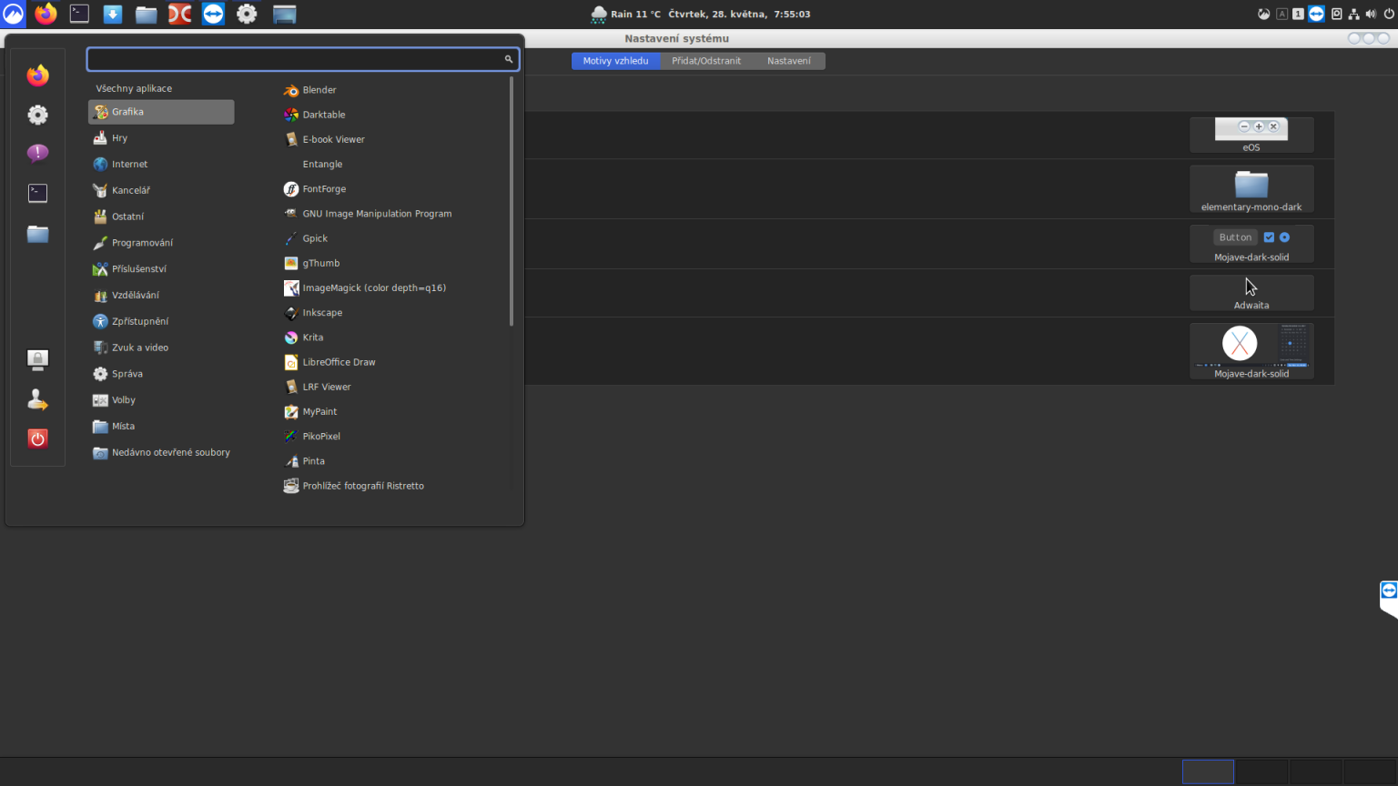Ideální téma (vzhled) – 07 – Linux Mint CZ&SK